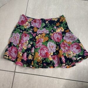 Abercrombie and Fitch Floral Mini Skirt